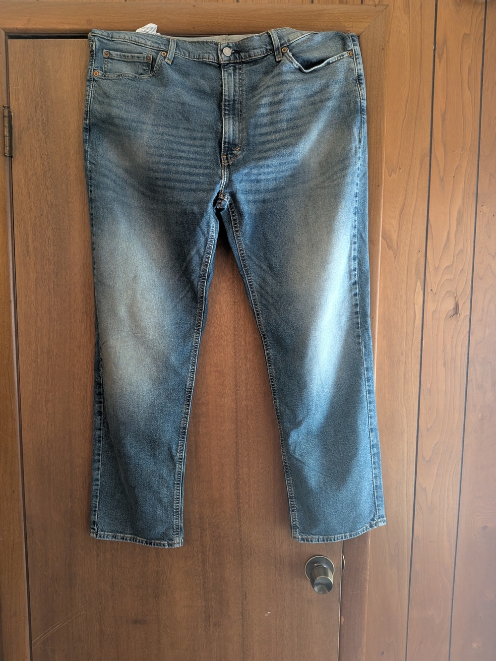 Levi's Men's Faded Blue Athletic Taper Jeans
